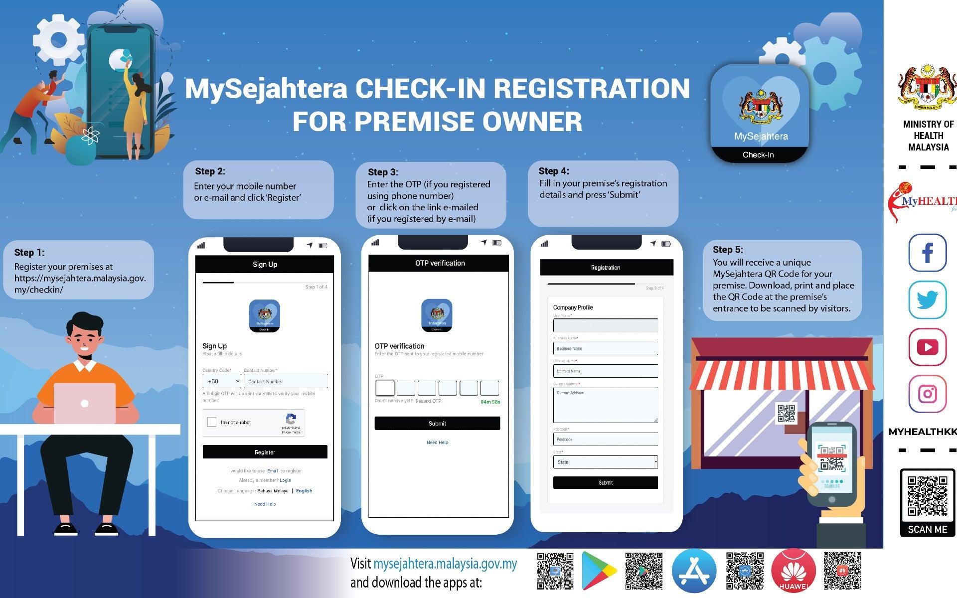 Ini Cara Daftar QR Code MySejahtera Untuk Daftar Tetamu Majlis Kenduri Perkahwinan - PP Signature