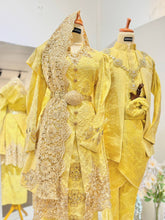 Baju Kurung Belah, Baju Sanding, Songket Wedding Dress, Malay Wedding Attire, Puteri Saadong