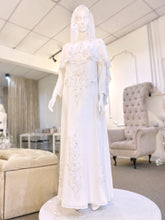 AISYAH Premium Elegant Baju Nikah Jubah with Detachable Cape Off-White Chiffon with Lining- Baju Kurung Nikah-Baju Melayu Nikah-Kebaya Nikah-Gaun Nikah-Pakaian Nikah-Sewa Baju Nikah-Beli Baju Nikah-Baju Nikah Online-Baju Nikah Malaysia-Baju Nikah Muslim-Baju Nikah Tradisional-Baju Nikah Moden-Baju Nikah Johor-Baju Nikah Selangor-Baju Nikah Kuala Lumpur