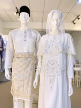 AISYAH Premium Elegant Baju Nikah Jubah with Detachable Cape Off-White Chiffon with Lining- Baju Kurung Nikah-Baju Melayu Nikah-Kebaya Nikah-Gaun Nikah-Pakaian Nikah-Sewa Baju Nikah-Beli Baju Nikah-Baju Nikah Online-Baju Nikah Malaysia-Baju Nikah Muslim-Baju Nikah Tradisional-Baju Nikah Moden-Baju Nikah Johor-Baju Nikah Selangor-Baju Nikah Kuala Lumpur