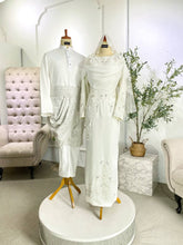 Sewa Baju Nikah Satin Perempuan & Lelaki-Dress akad nikah untuk pengantin bertudung-Sewa baju nikah perempuan dan lelaki