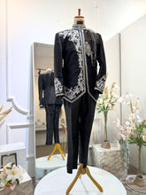 Rent Your Dream Suit: Black Prince Suit with Silver Embroidery (MY)