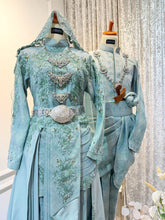 Exquisite Sage Green Songket Bridal Dress - CENDERAWASIH