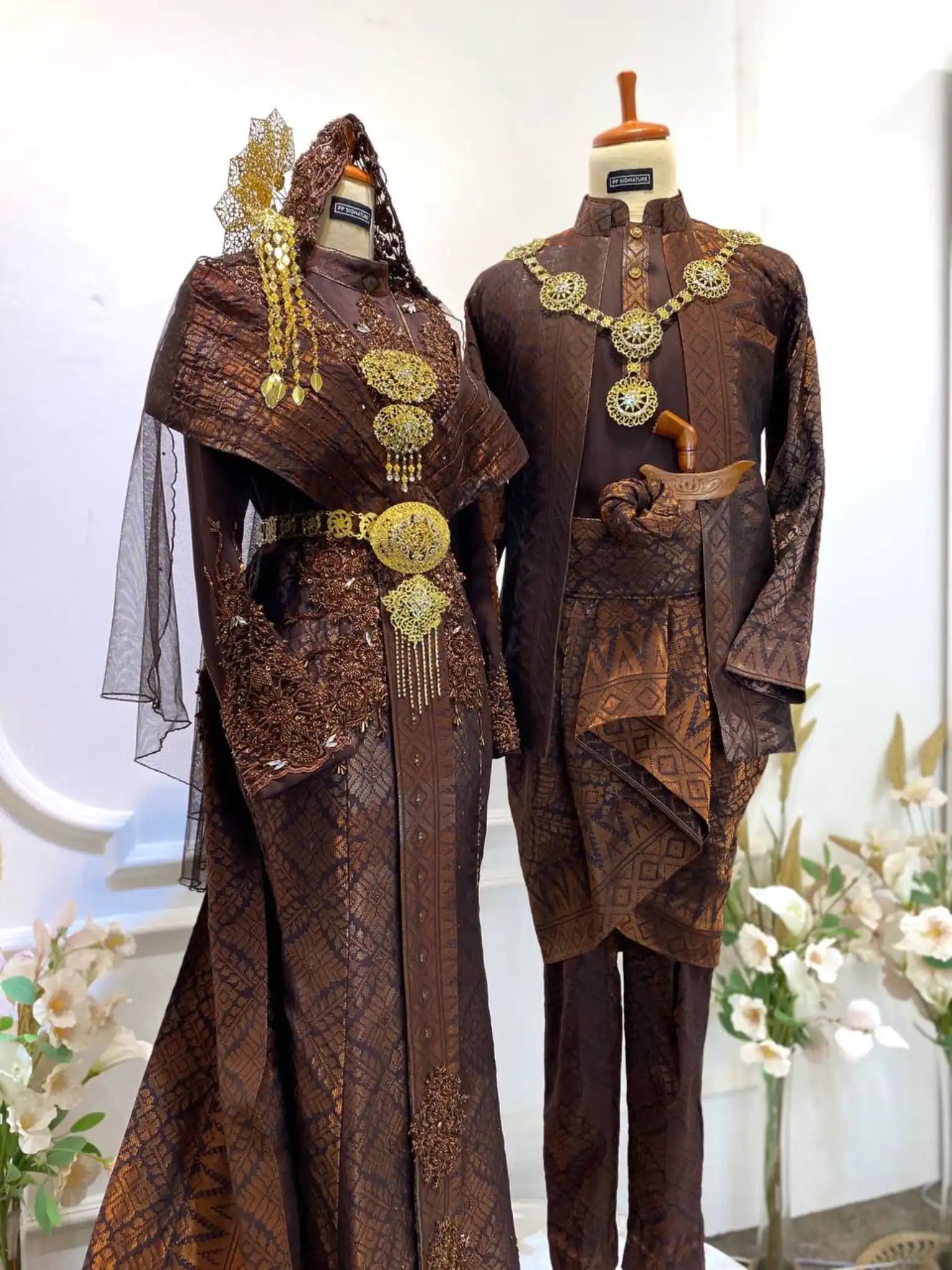 Dark Brown Wedding Dress and Bridal Gowns | PP Signature  PP Signature  Bridal