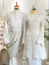 Baju Nikah Songket-Baju Pengantin Moden-Nikah Dress Malaysia-Baju Kurung Pengantin-Baju Melayu Nikah-Simple Wedding Attire-Bridal Kurung with Veil-Sampin & Brooch Set-Malay Wedding Couple Outfit-Modern Traditional Wedding Attire
