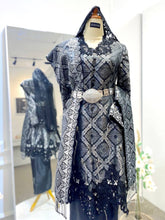 DAYANG SENANDUNG-Black & Silver Songket-Kebaya Kebarung-Selempang Sulam-Wedding Dress-baju sanding tradisional-baju sanding moden-baju sanding muslimah-baju pengantin tradisional-baju pengantin moden-baju pengantin muslimah-sewa baju sanding-sewa baju pengantin-butik baju sanding-butik baju pengantin