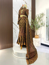 Set sewa baju sanding songket 3D saiz XL original design by PP Signature Kajang dengan perincian gaya keradung sari dan suit kot raihan lelaki