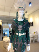 JENTAYU - Baju Pengantin Emerald Green Songket Dress-baju sanding hijau-songket hijau-price suit