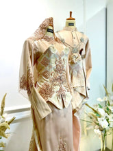 Baju Sanding Exclusive-Rent Songket Wedding Dress-Baju Pengantin Dusty Peach-Baju Sanding with Modern Touch-Groom Prince Suit Rental