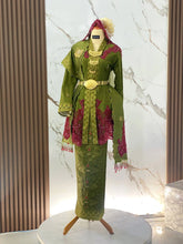 Set baju sanding songket tabur saiz pengantin lelaki 3XL original design by PP Signature Kajang dengan perincian selempang sulam biku yang mewah