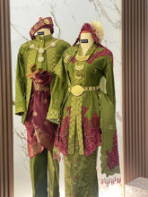 Pakej sewa baju sanding lengkap songket tabur eksklusif untuk pasangan pengantin sedondon di majlis resepsi atau majlis bertandang