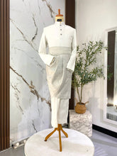 Set sewa baju nikah kurung moden saiz L original design by PP Signature Kajang dengan kemasan kain double-face dan baju melayu moden