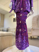 KUNDANG - Baju Pengantin Kebaya Songket Magenta Purple with Selempang