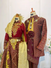 Songket & Duchess Fabric for a Majestic Bridal Statement