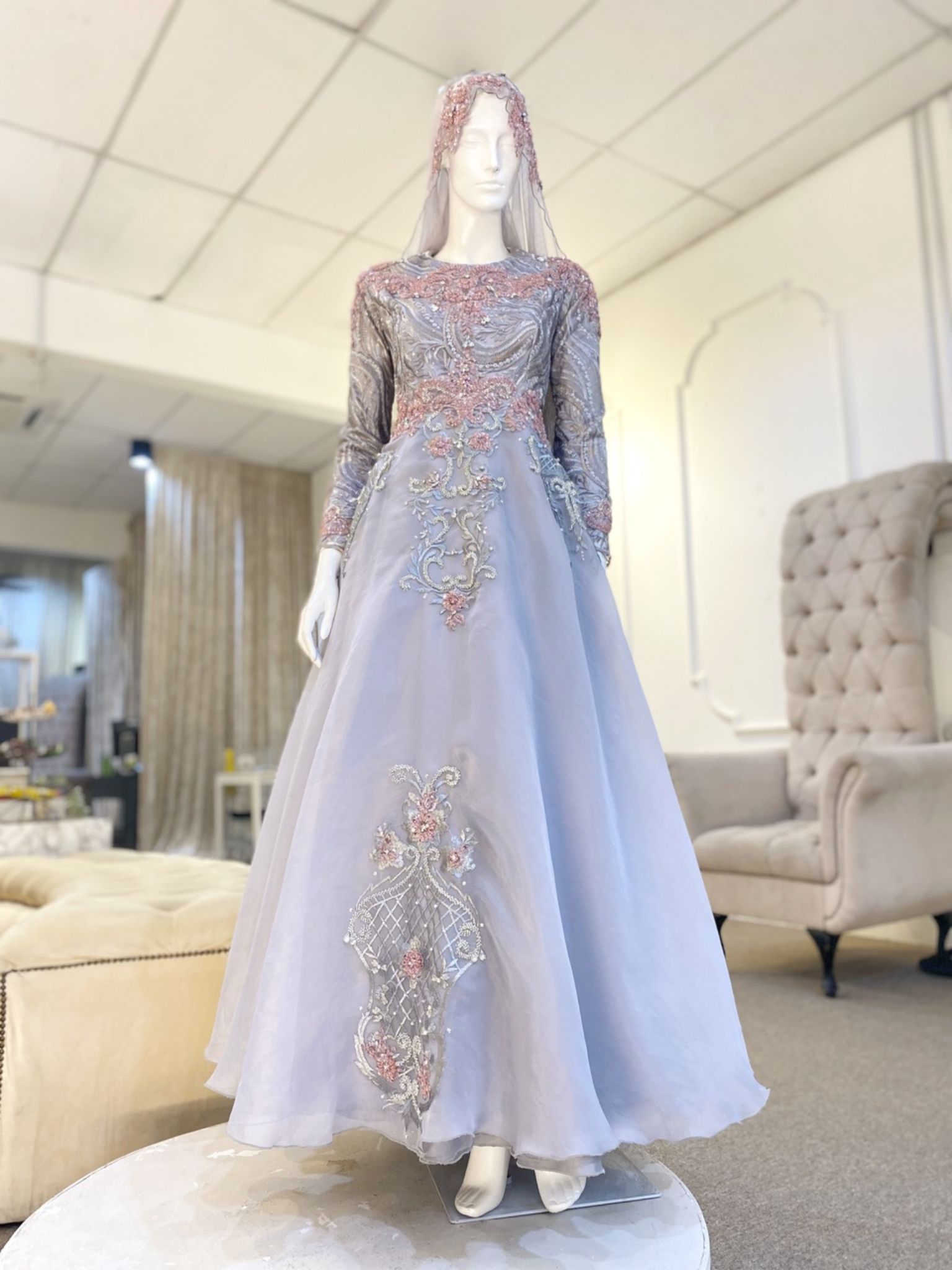 Muslimah Ballgown Wedding Dresses | Baju Pengantin PP Signature Tagged "grey" PP Signature Bridal Muslimah Ballgown Wedding Dresses | Baju Pengantin PP Signature Tagged "grey" PP Signature Bridal
