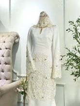 Baju Melayu moden off-white matching kurung rental Malaysia-PP Signature Bridal