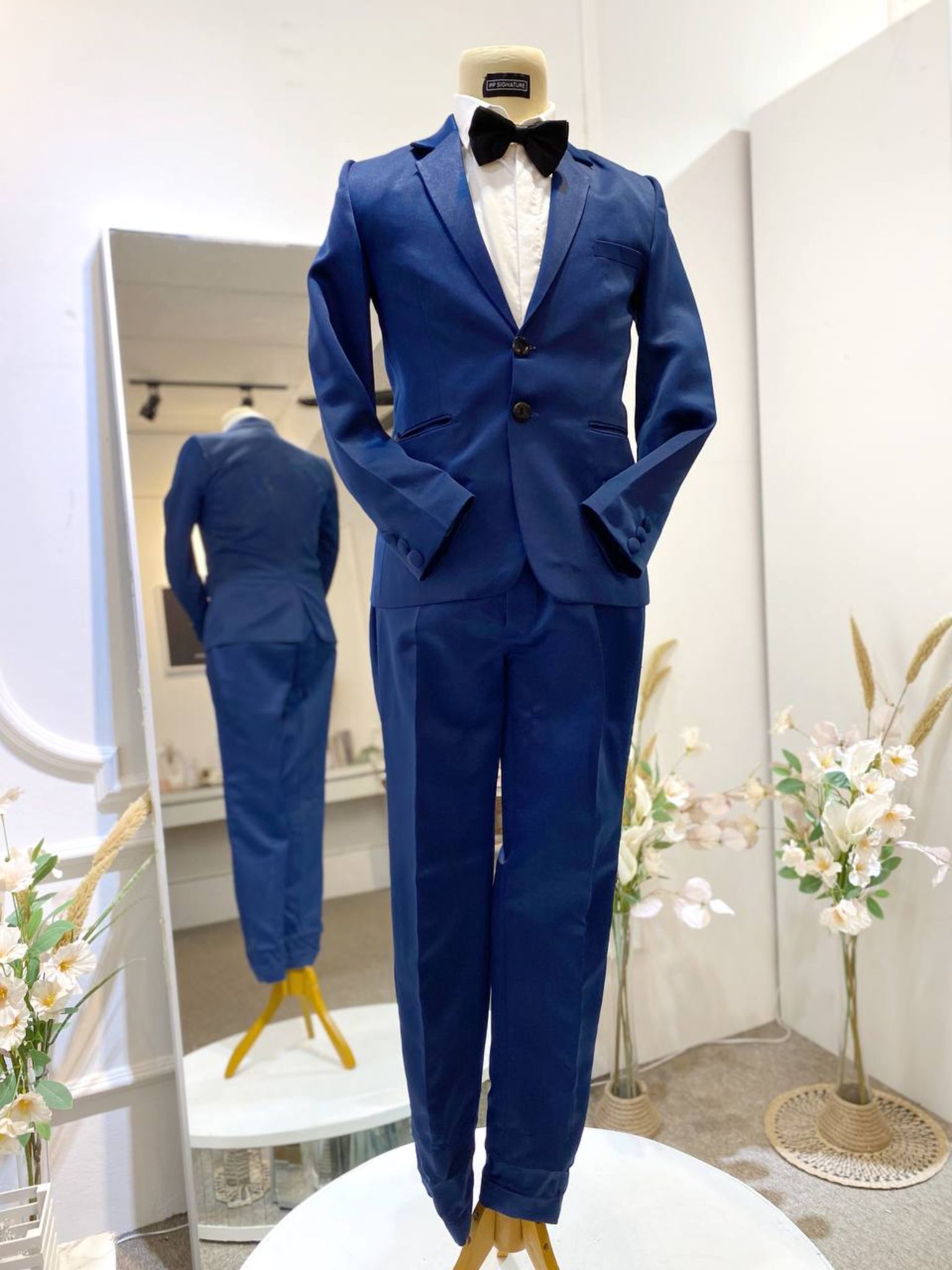 Men's Suits Blue Prom Suits 2019 NAVY BLUE 2- Navy Blue