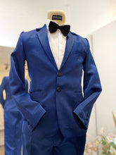 NAVY BLUE 2-Navy Blue 2-Piece Wedding Suit with Notch Lapel-groom suit-custom wedding suit-rent tuxedo-groom suit rental-custom wedding suit design-plus size wedding suits-sewa baju pengantin lelaki-butik baju pengantin lelaki-baju pengantin lelaki moden-baju sanding moden-baju dinner lelaki