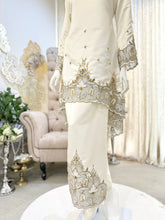 ORKED - Baju Nikah Cream Essential Duchess Kurung Moden with selempang -akad nikah-sewa baju nikah