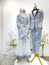 PALOMA Baju Nikah Off White Songket Two-Piece Tulip Dress by Butik Pengantin PP Signature. A refined choice for a wedding, this dress combines a traditional design with modern elegance, crafted in Songket 2D fabric.