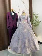 PERIWINKLE bride lower body close-up highlighting ballgown volume and petticoat for wedding reception