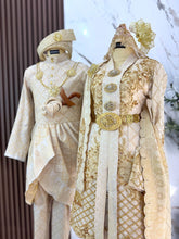 Set baju sanding songket 3D saiz L original design by PP Signature Kajang dengan perincian selempang sulam biku yang mewah dan elegan