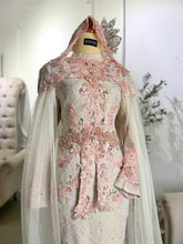 shelly-light-peach-cream-songket-baju-sanding