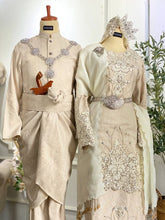 Kot Raihan lelaki warna lembut-Songket 2D kurung moden-Pakej baju sanding L&P