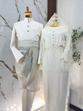 TULIP - Baju Nikah Off White Bridal Satin Pencil Dress