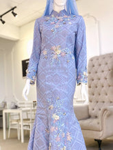 UNICORN Baju Sanding Rental | Dusty Blue Traditional Wedding Attire-Malay wedding attire rental