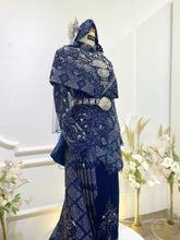 Sewaan Baju Pengantin Songket Navy Blue – Sentuhan Tradisi & Elegan