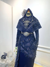 Walinong Navy Blue Baju Pengantin Songket – Sewaan Lengkap Perempuan & Lelaki