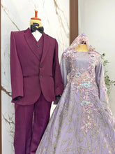 Pakej sewa baju sanding lengkap princess ballgown eksklusif untuk pasangan pengantin bergaya di majlis resepsi atau majlis bertandang