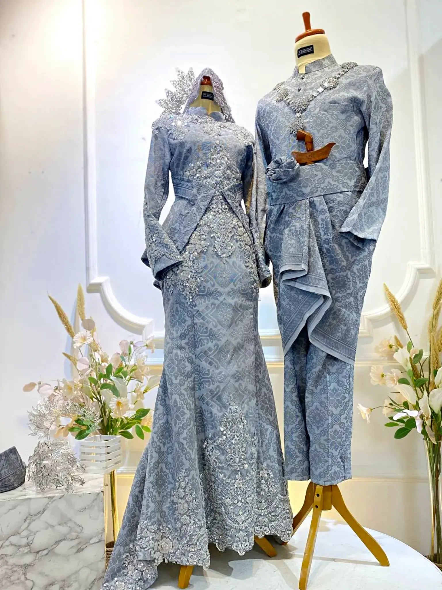 Silver Grey Wedding Dress and Bridal Gowns | PP Signature PP Signature Bridal Silver Grey Wedding Dress and Bridal Gowns | PP Signature PP Signature Bridal