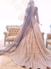 Ballgown, Duchess with Glitter Lace Brown Champagne | GISELA - PP Signature