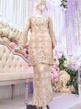 Kurung Moden, Songket Light Gold | SURI KURUNG - PP Signature