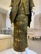 PUTERI SEJINJANG - Baju Pengantin Kebaya Songket Dark Coco Brown and Gold Wedding Dress from PP Signature Bridal Boutique-sewa baju Baju Pengantin Online-songket dark brown