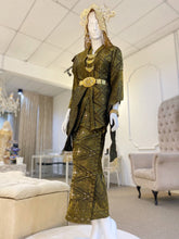 PUTERI SEJINJANG - Baju Pengantin Kebaya Songket Dark Coco Brown and Gold Wedding Dress from PP Signature Bridal Boutique-sewa baju Baju Pengantin Online-songket dark brown